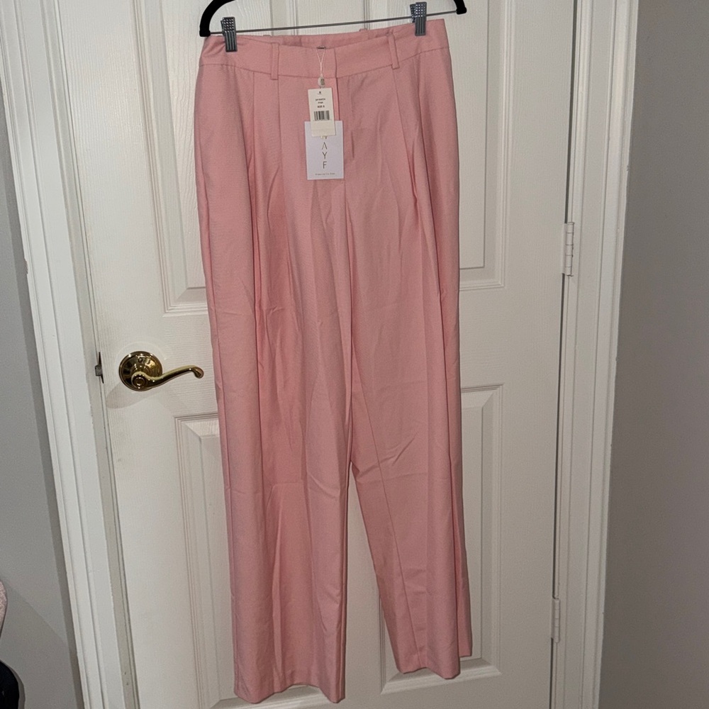 NWT Wayf Blush Pink Women's Trousers SIZE SMALL